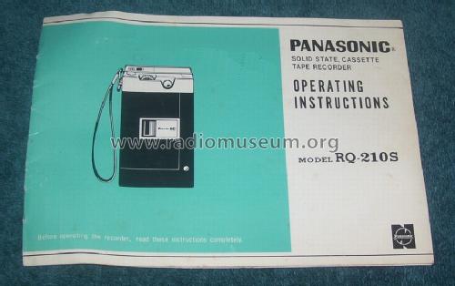 RQ-210S; Panasonic, (ID = 1189028) Sonido-V