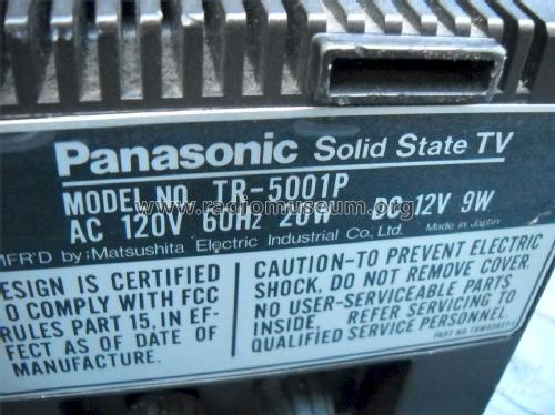 Solid State TV TR-5001P; Panasonic, (ID = 840316) TV Radio