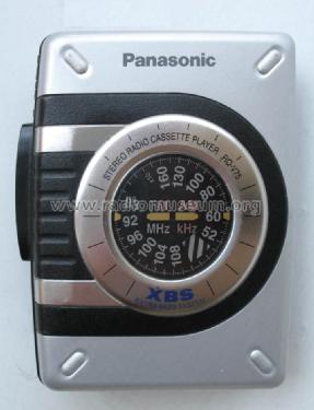 Stereo Radio Cassette Player RQ-V75; Panasonic, (ID = 997324) Radio