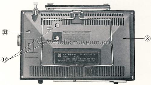 Transistor TV TR-922; Panasonic, (ID = 1080379) Television