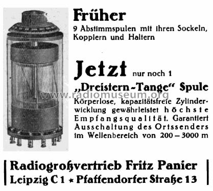 Dreistern-Tange-Spule ; Panier, Fritz; (ID = 1920772) mod-past25