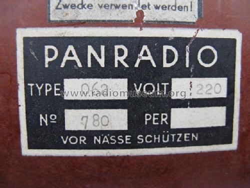 Super 6 W 062/060; Panradio A - siehe (ID = 753797) Radio