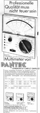 Transistor Tester II ; Pantec, Division of (ID = 1004488) Equipment