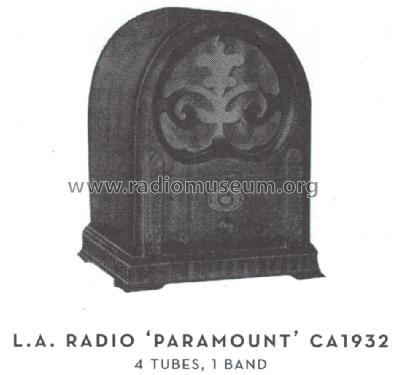 unknown Cathedral ; Paramount Radio Co., (ID = 1581627) Radio