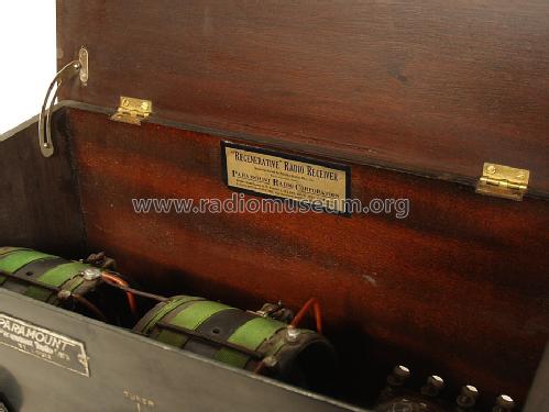 Regenerative Radio Receiver ; Paramount Radio Co. (ID = 1377326) Radio