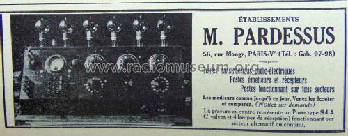 S4A; Pardessus, M.; Paris (ID = 1770415) Radio