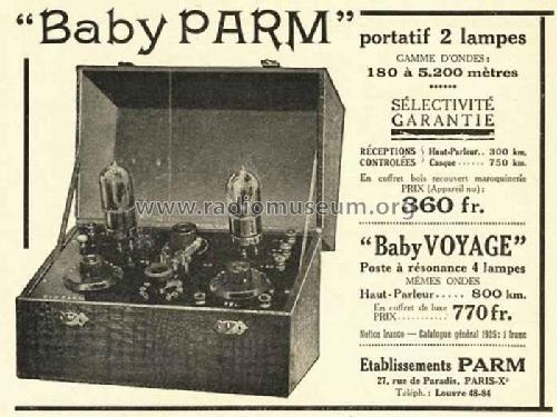 Baby Parm 400; PARM P.A.R.M.; Paris (ID = 992549) Radio