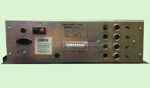 AC-DC Solid State Amplifier 2000 Series T2180; PASO S.p.A.; Lainate (ID = 2917749) Ampl/Mixer