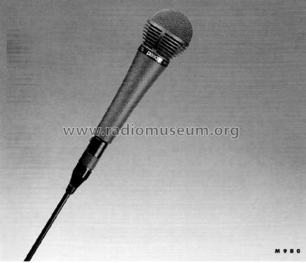 Dynamic directional microphone M 980; PASO S.p.A.; Lainate (ID = 1836929) Microphone/PU