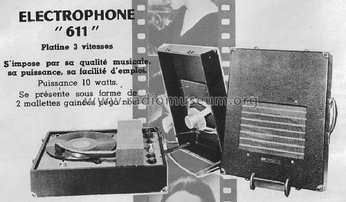 Électrophone 611; Pathé-Marconi, Les (ID = 1475198) R-Player