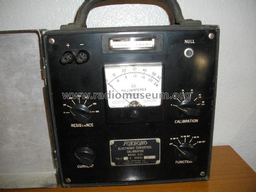 Electronic Consotrol Calibrator 8121; Foxboro Company, The (ID = 1767040) Equipment