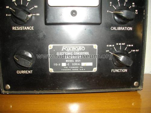 Electronic Consotrol Calibrator 8121; Foxboro Company, The (ID = 1767042) Equipment