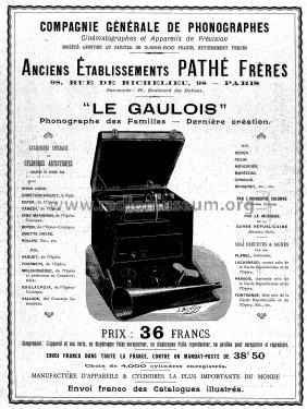 Phonographe Le Gaulois ; Pathé Radio, Pathé (ID = 1881239) TalkingM
