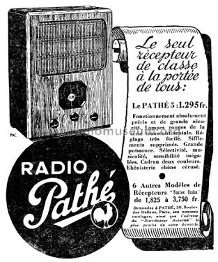 5 Ch= 537; Pathé Radio, Pathé (ID = 1984170) Radio