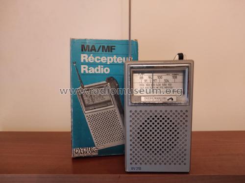 Récepteur Radio MA/MF RV 210; Pathé-Marconi, Les (ID = 2801645) Radio