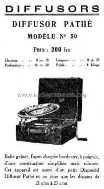 Diffusor Pathé Phonographe No. 50; Pathé Radio, Pathé (ID = 2119259) TalkingM