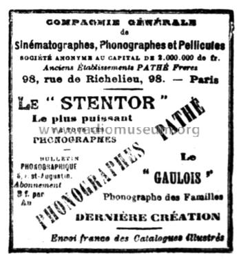 Phonographe Le Stentor ; Pathé Radio, Pathé (ID = 2676099) TalkingM