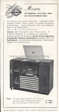 Musette ; Pawerphon, Werner & (ID = 443297) Radio