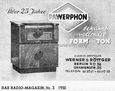 Superb ; Pawerphon, Werner & (ID = 1229593) Radio