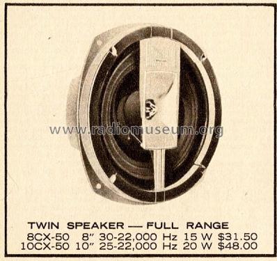 2 Way Speaker System 10CX-50; Peak brand, H. Rowe (ID = 3095402) Speaker-P