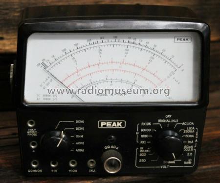 Multimeter A-10/P; Peak brand, H. Rowe (ID = 2674083) Equipment