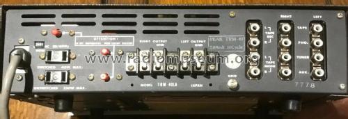 Solid State Stereo Amplifier TRM-40LA ; Peak brand, H. Rowe (ID = 2674970) Ampl/Mixer