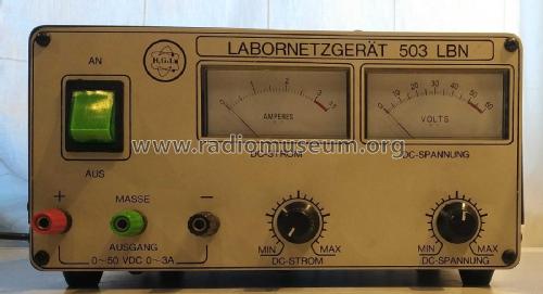 Labornetzgerät 503LBN; PeakTech GmbH, Heinz (ID = 2962490) Fuente-Al