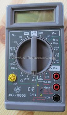 Digital Multimeter HGL-1035G; PeakTech GmbH, Heinz (ID = 3042024) Equipment