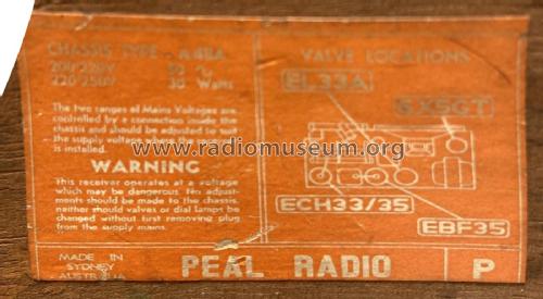 A411A; Peal Products, a (ID = 2698074) Radio