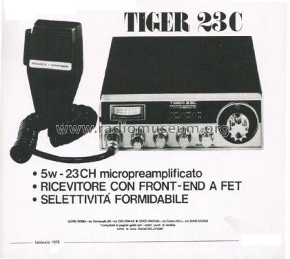 CB Transceiver Tiger 23C; Pearce-Simpson, Inc. (ID = 2735921) Citizen