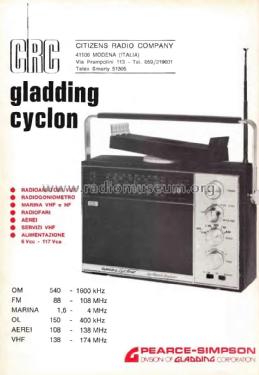 Gladding Cyclone ; Pearce-Simpson, Inc. (ID = 3023990) Radio