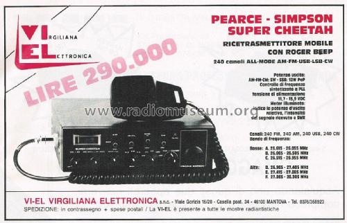 Mobile Transceiver Super Cheetah; Pearce-Simpson, Inc. (ID = 3099776) Citizen