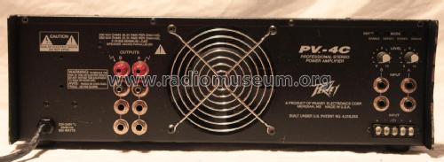 Professional Stereo Power Amplifier PV-4C; Peavey Electronics; (ID = 1958760) Ampl/Mixer