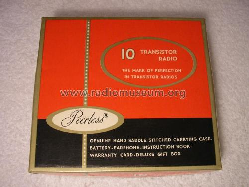 10 Transistor 1050 ; Peerless brand - far (ID = 1965103) Radio