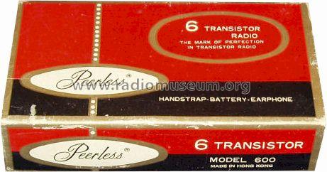 6 Transistor 600; Peerless brand - far (ID = 395527) Radio