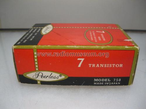 Petite Seven Transistor 750; Peerless brand - far (ID = 2768547) Radio