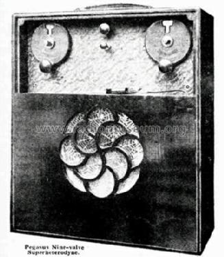 Nine Valve Superheterodyne ; Pegasus Brand, (ID = 2987945) Radio