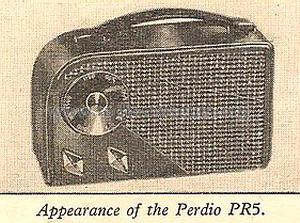 All Transistor PR5 de Luxe; Perdio Electronics (ID = 1476627) Radio
