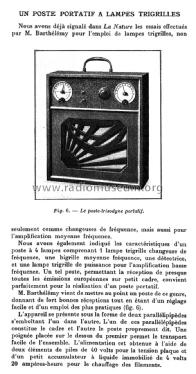 Trisodyne IV Valise ; Péricaud, G. et A. P (ID = 2356014) Radio