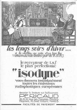 Isodyne inconnu; Péricaud, G. et A. P (ID = 2611636) Radio