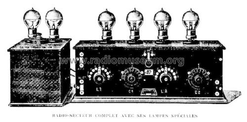 Radio-Secteur No. 1133, Modèle C; Péricaud, G. et A. P (ID = 2254823) Radio