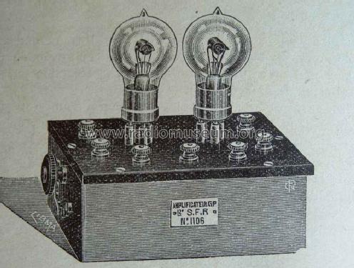 Amplificateur BF à 2 lampes No. 1106; Péricaud, G. et A. P (ID = 1671481) Ampl/Mixer