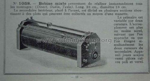 Bobine Mixte No. 1058; Péricaud, G. et A. P (ID = 1674581) mod-pre26