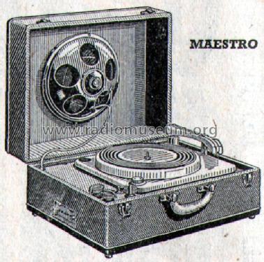 Électrophone Maestro ; Perlor Radio; Paris (ID = 591163) R-Player