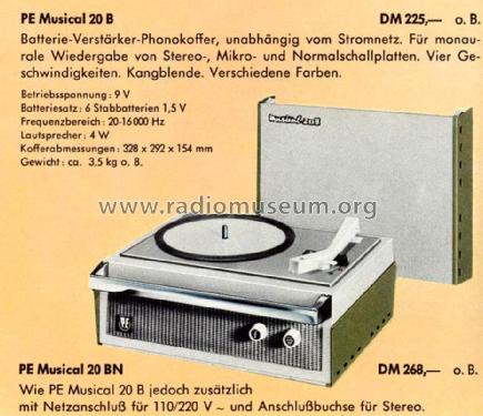 PE Musical 20B; Perpetuum-Ebner PE; (ID = 2169161) R-Player