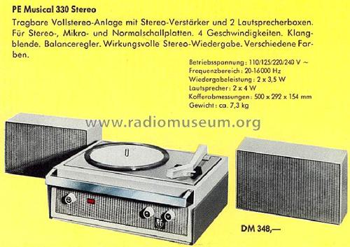 PE Musical 330 Stereo; Perpetuum-Ebner PE; (ID = 2169009) R-Player