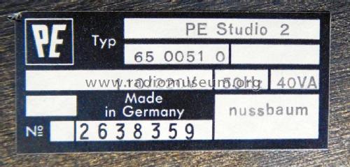 PE Studio 2; Perpetuum-Ebner PE; (ID = 3050577) Radio