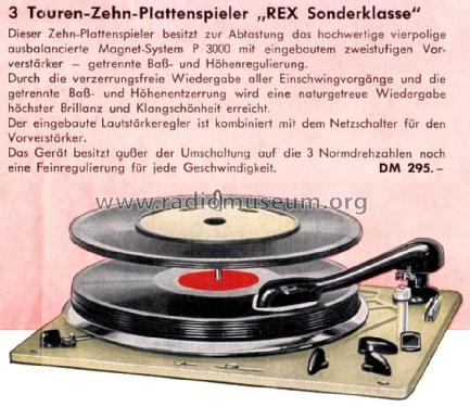 Rex Sonderklasse ; Perpetuum-Ebner PE; (ID = 2325345) Enrég.-R