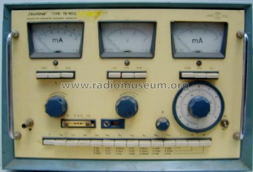 Transpar	Transistor Tester TR-9502; Pestvidéki Gépgyár (ID = 1294764) Equipment