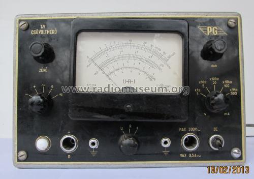 TV Tube Voltmeter HCU13-59; Pestvidéki Gépgyár (ID = 1400545) Equipment